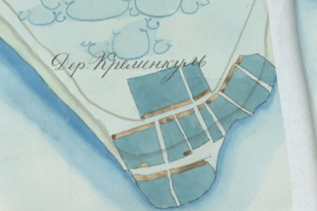 Кременкуль и его окрестности на карте конца XVIII века